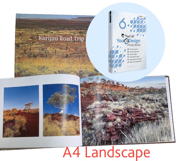 A4 Landscape photo book created with YouDesign or other design application