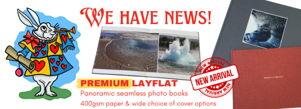 Premium layflat photo books offer seamless panoramas