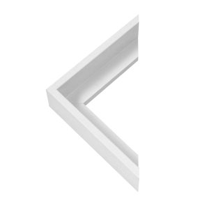 Float frame white chevron white float frame